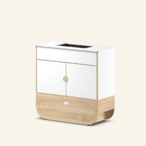 Naggura Módulo Higiene S Inox Carvalho