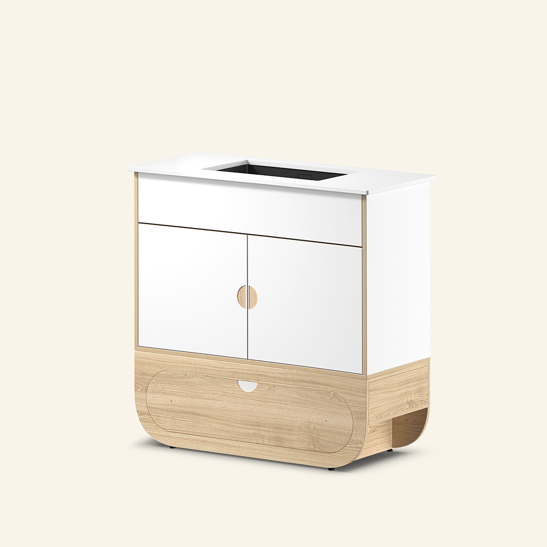 Naggura Módulo Higiene S Inox Carvalho