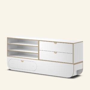 Naggura Sideboard Ikon 2M Modular Branco