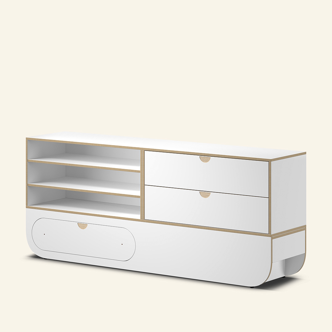 Naggura Sideboard Ikon 2M Modular Branco