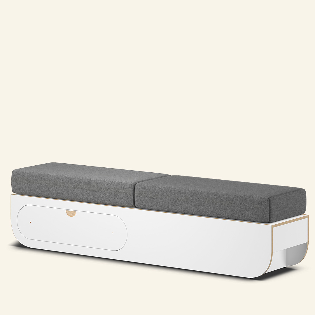 Naggura Banco Ikon L2 Duplo Push to Open Branco