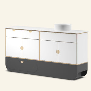 Naggura Módulo Higiene L Cerâmica Cinzento