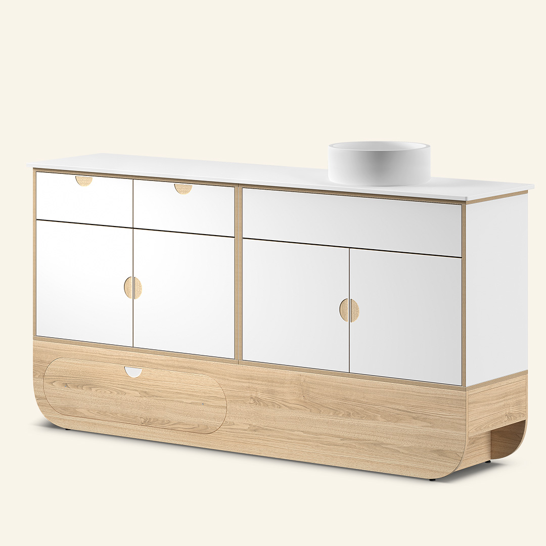 Naggura Módulo Higiene L Cerâmica Carvalho