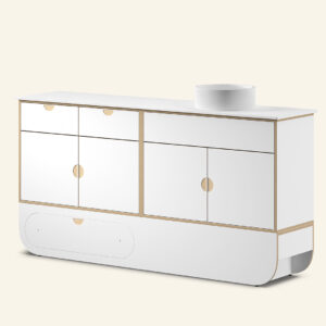 Naggura Módulo Higiene L Cerâmica Branco