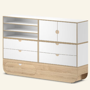 Naggura Sideboard Ikon 4M Modular Carvalho