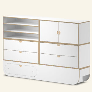 Naggura Sideboard Ikon 4M Modular Branco