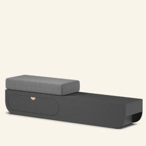 Naggura Banco Ikon L Individual Push to Open Cinzento