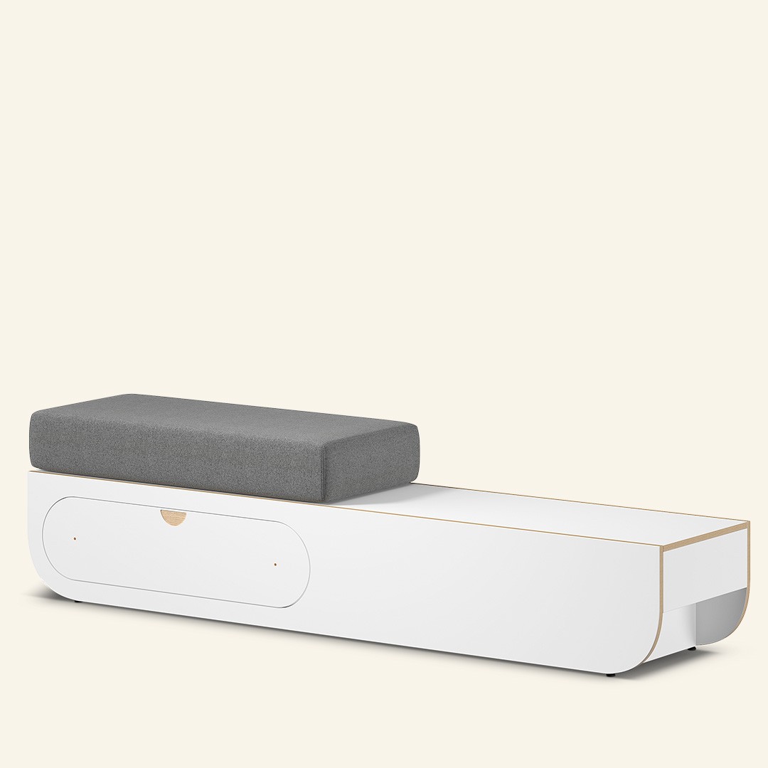 Naggura Banco Ikon L Individual Push to Open Branco