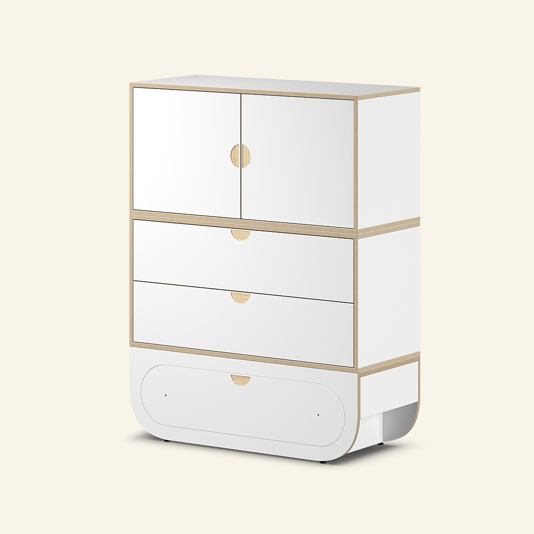 Naggura Cômoda Ikon 2M Modular Branco