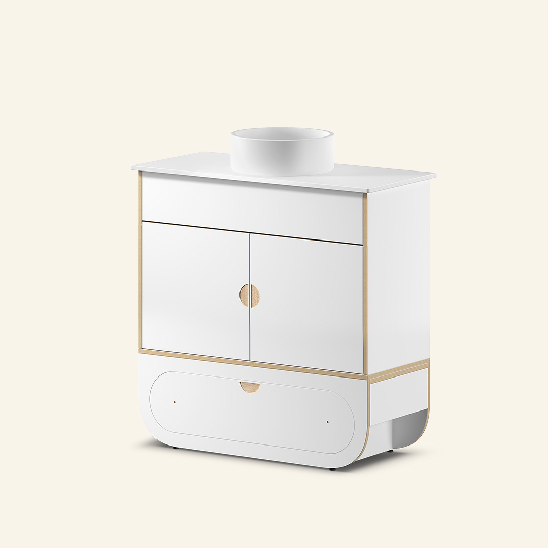 Naggura Módulo Higiene S Cerâmica Branco