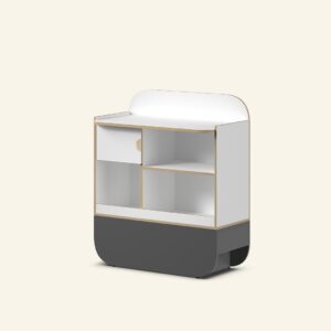 Naggura Balcão Receção Ikon S Cinzento