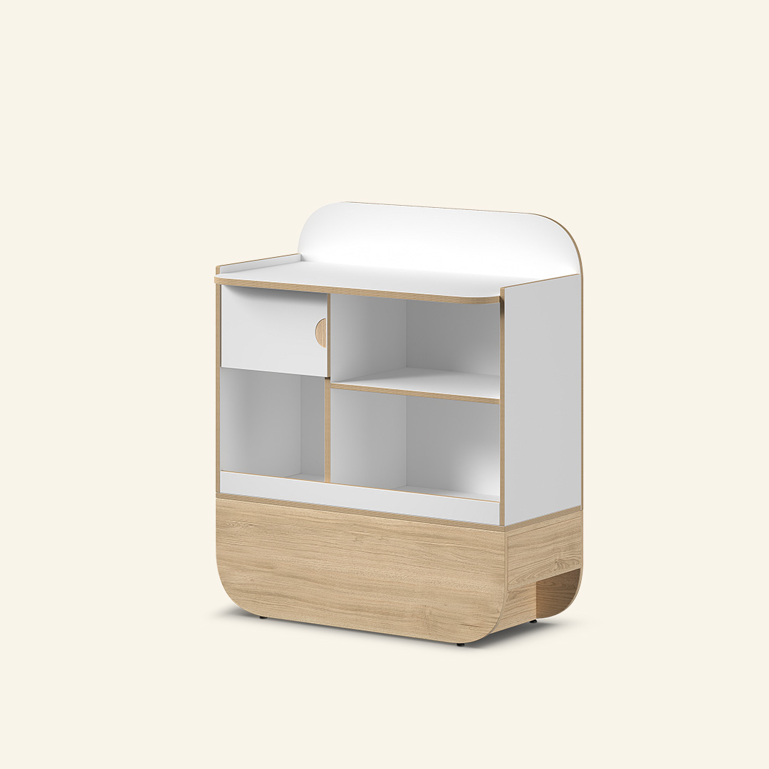 Naggura Balcão Receção Ikon S Carvalho