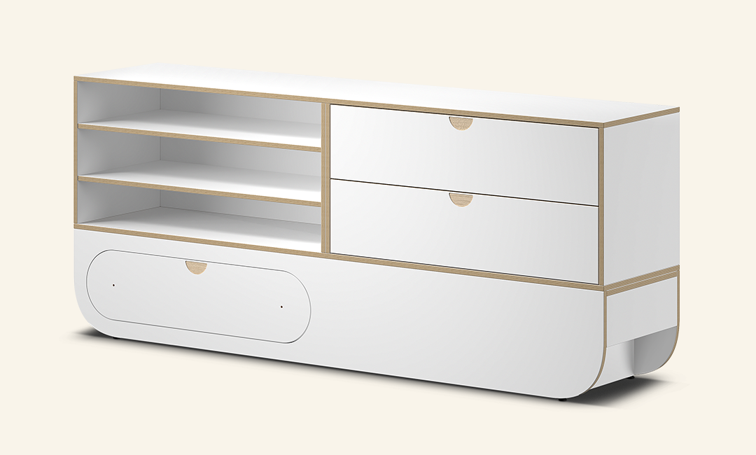 Naggura Sideboard Ikon 2M Modular Branco - Imagen 6