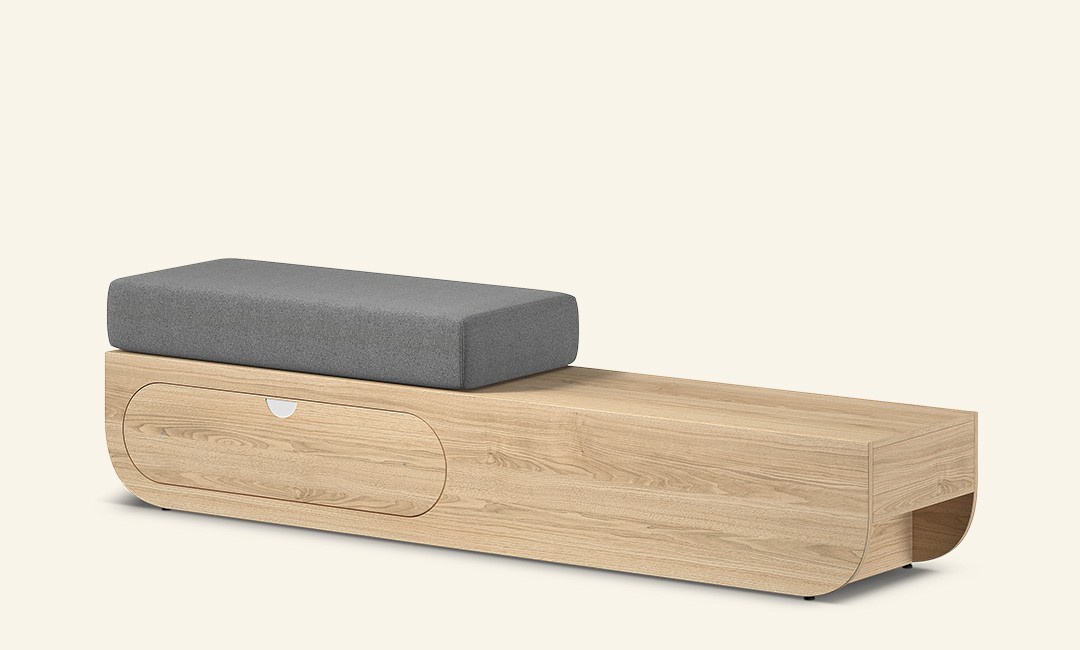 Naggura Banco Ikon L Individual Push to Open Carvalho - Imagen 6