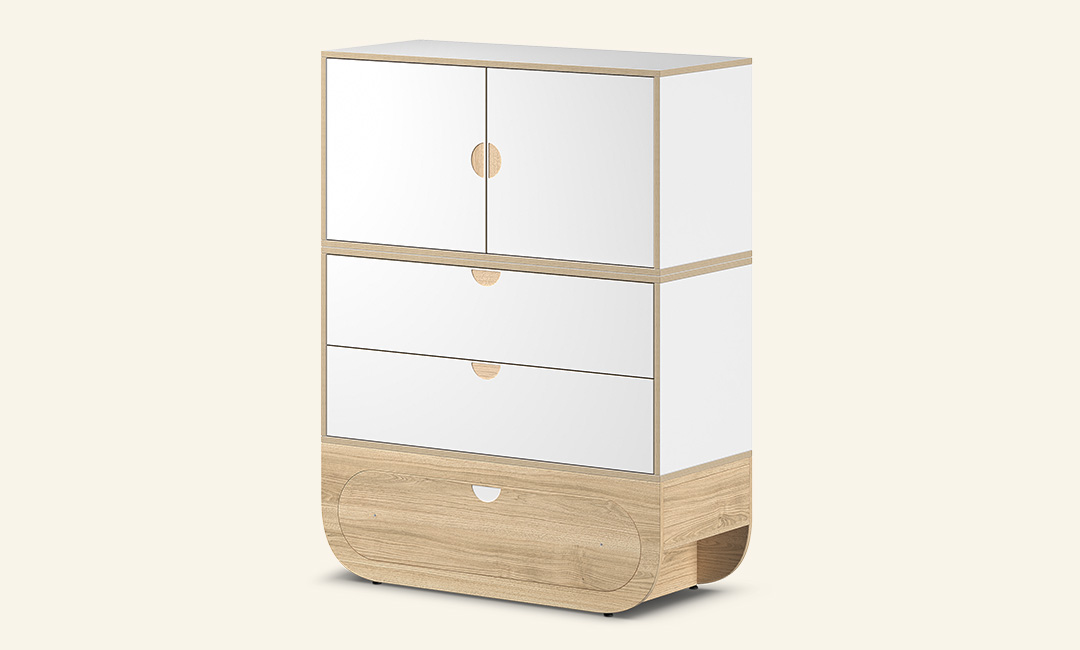 Naggura Cômoda Ikon 2M Modular Carvalho - Imagen 5