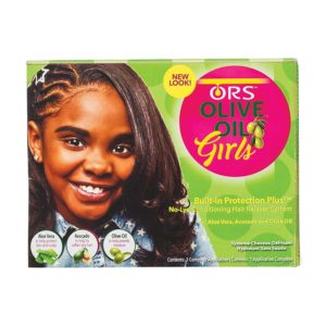 ORS Olive Oil Girls Creme Alisante Infantil Sem Lye Conjunto 1 Aplicação