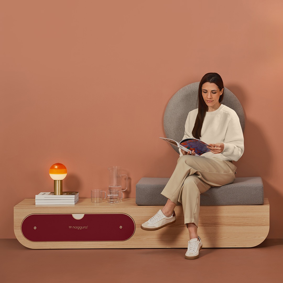 Naggura Banco Ikon L Individual Push to Open Carvalho - Imagen 3