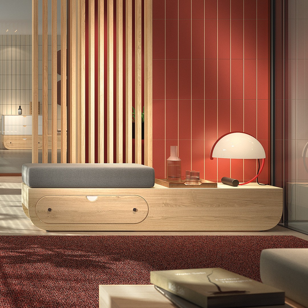 Naggura Banco Ikon L Individual Push to Open Carvalho - Imagen 4