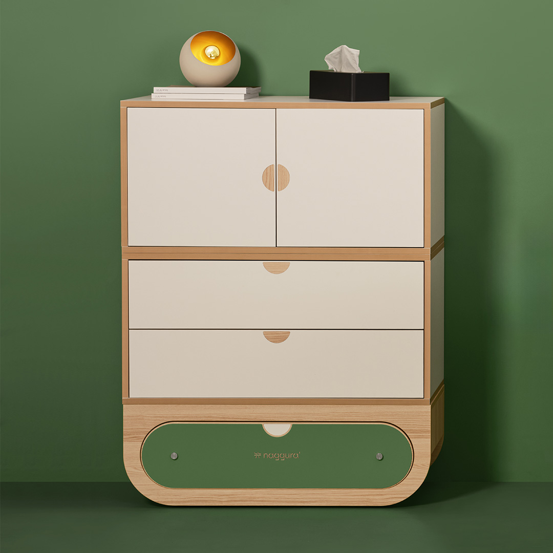 Naggura Cômoda Ikon 2M Modular Carvalho - Imagen 2