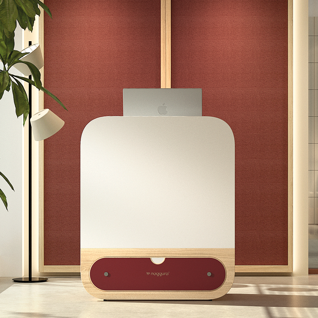 Naggura Balcão Receção Ikon S Branco - Image 4