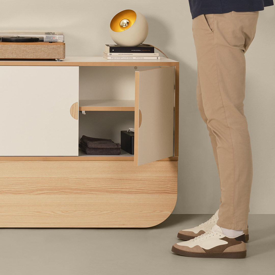 Naggura Sideboard Ikon 2M Modular Cinzento - Image 2