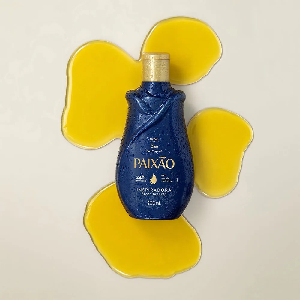 Paixão Óleo Deo Corporal Inspiradora Rosas Brancas 200 ml - Imagen 2