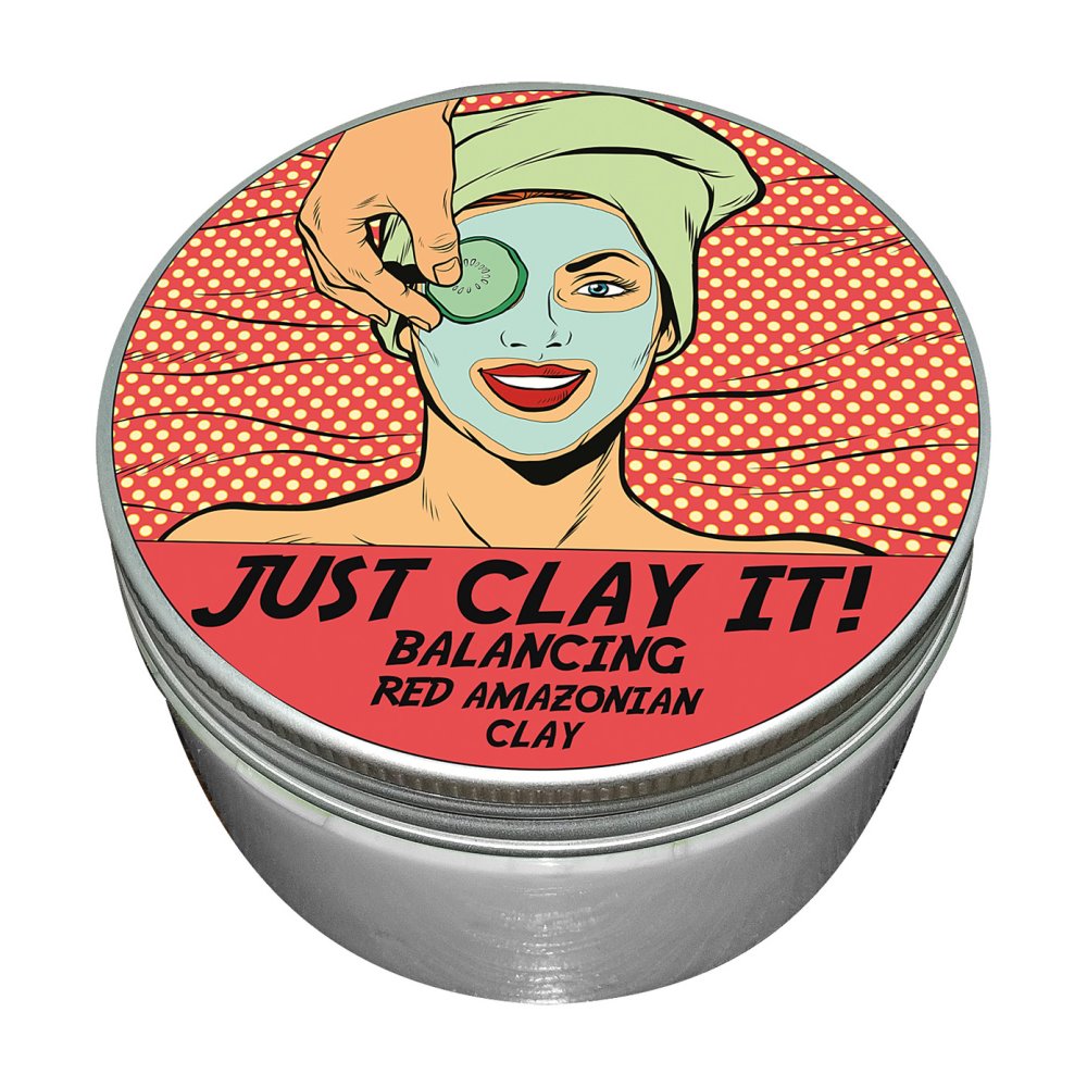 New Anna Eco U Just Clay It Máscara Facial Vermelha 70 g