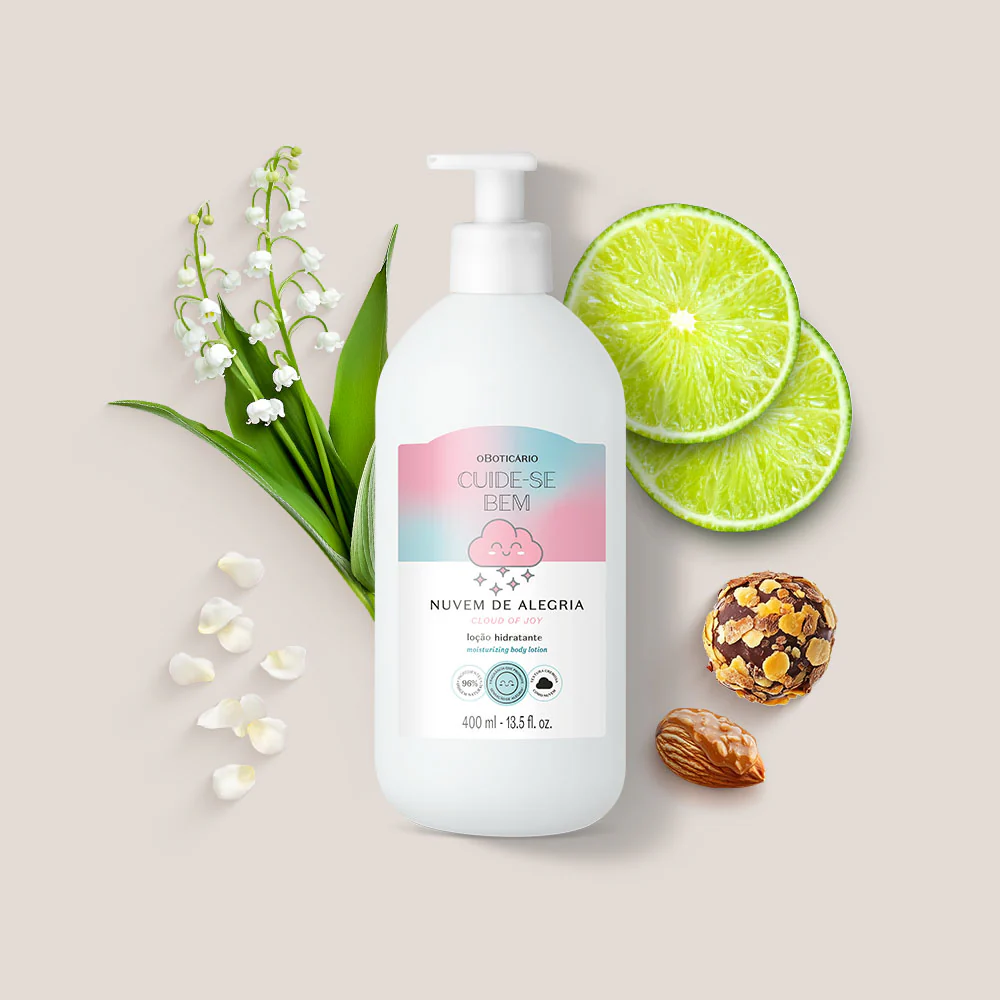 O Boticário Cuide-se Bem Loção Hidratante Corporal Nuvem de Alegria 400 ml