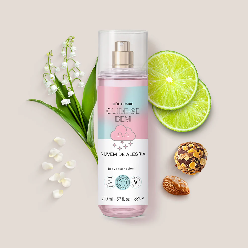 O Boticário Cuide-se Bem Body Splash Nuvem de Alegria 200 ml