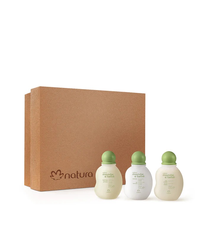 Natura Mamãe e Bebê Baby Minis Trio – Conjunto de Presente (3x50 ml)