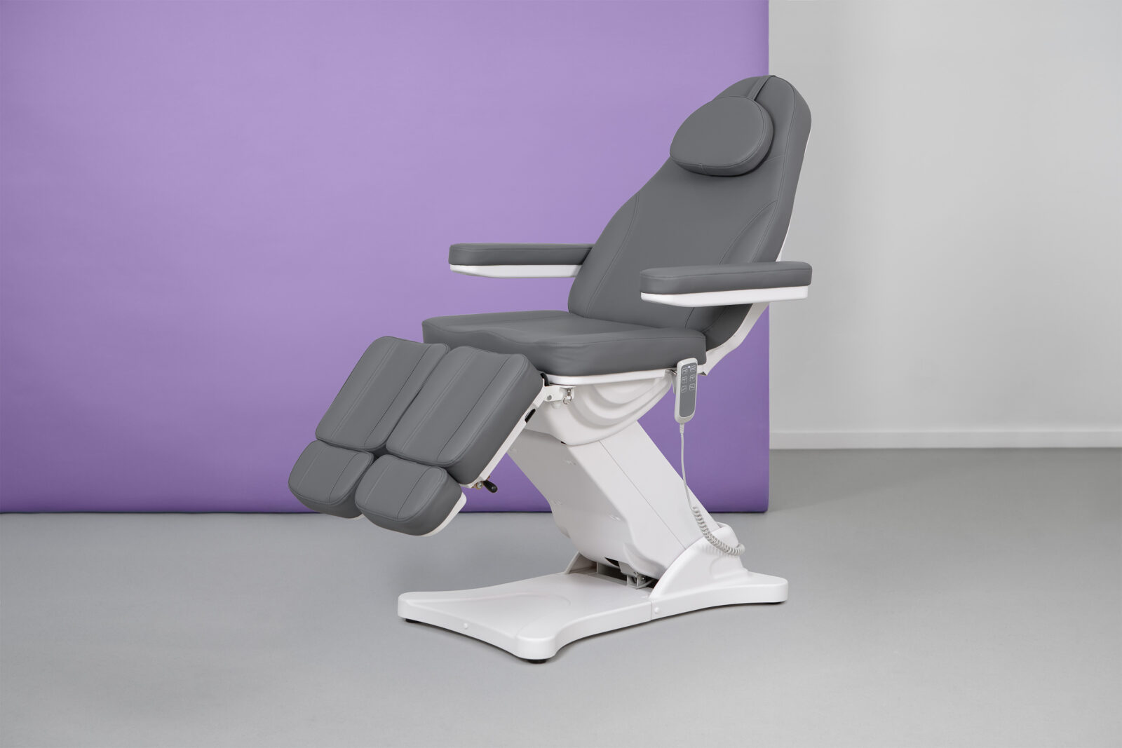 Weelko SERENITY Cadeira de Podologia Elétrica 3 Motores Cinzento - Image 3
