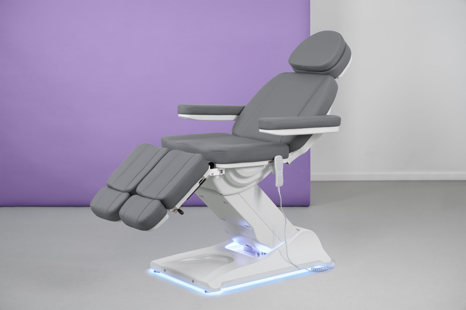 Weelko SOLSTICE Cadeira de Podologia Elétrica 2 Motores Cinzento - Image 9