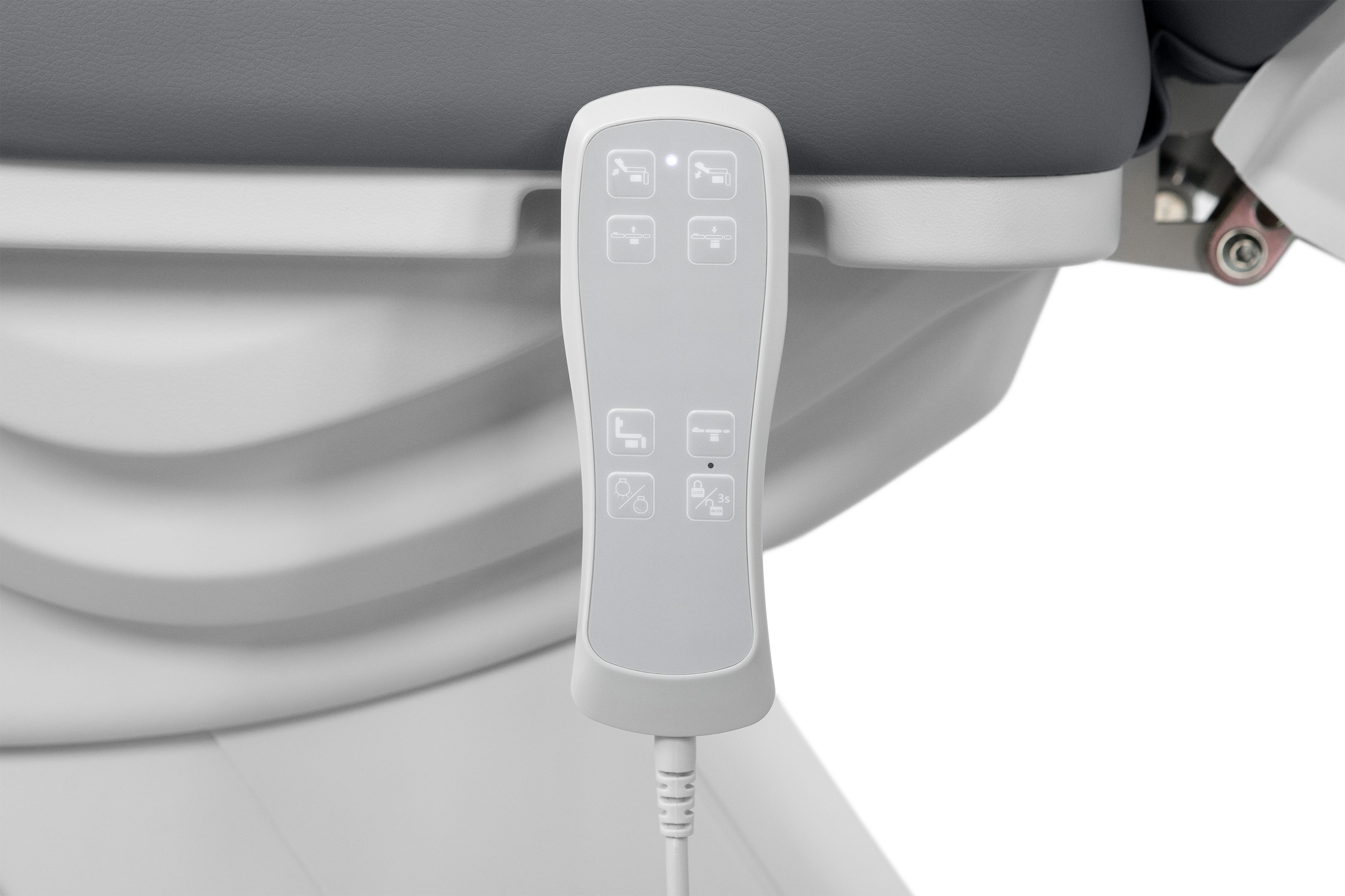 Weelko SOLSTICE Cadeira de Podologia Elétrica 2 Motores Cinzento - Image 2