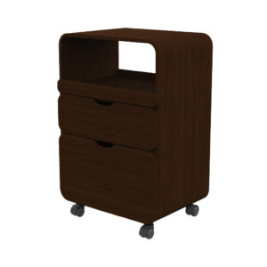 Weelko TIDY SMART Carro Auxiliar Madeira Escura