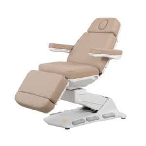 Weelko MAXI COZY HT Marquesa de Estética 4 Motores com Aquecimento Bege