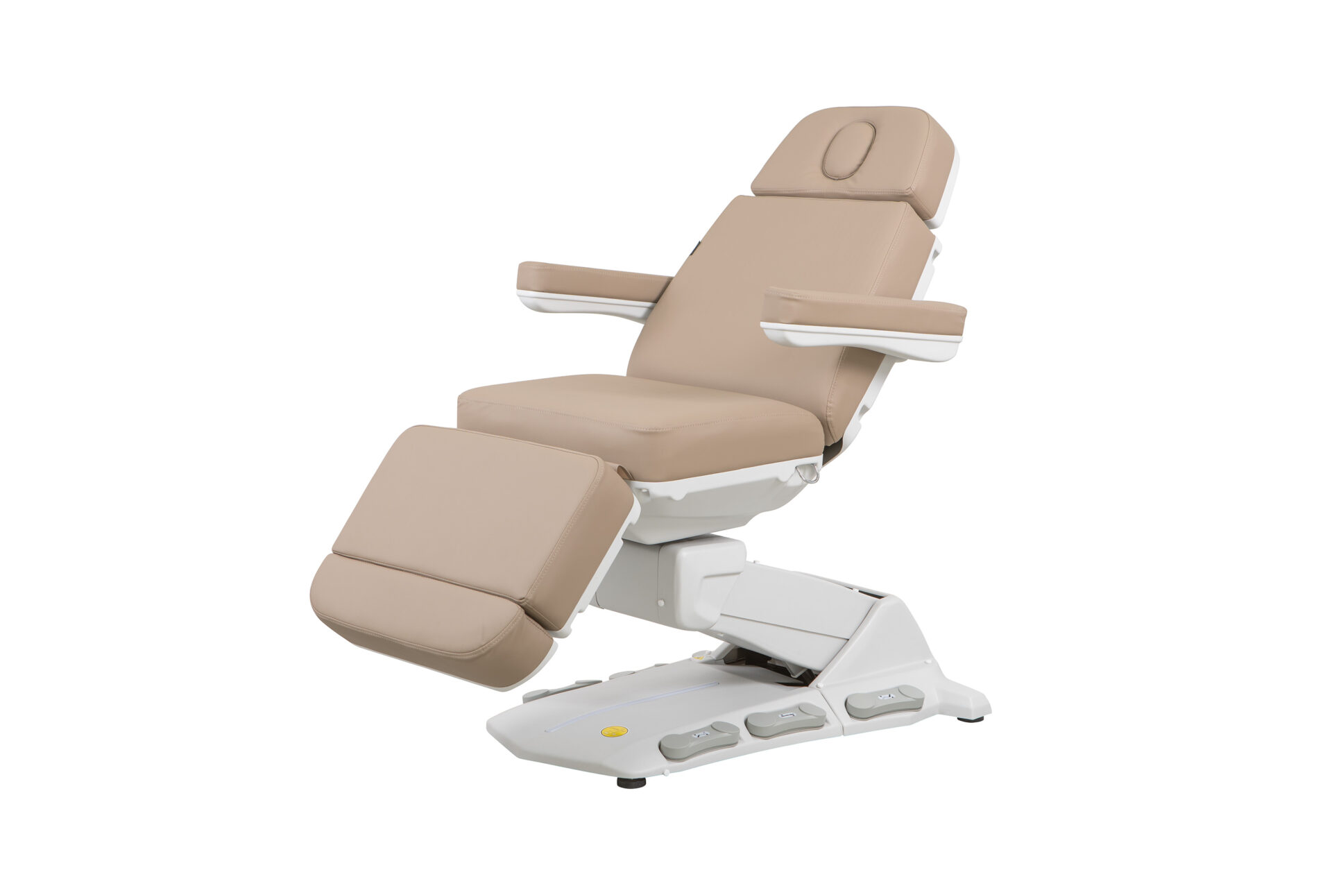 Weelko MAXI COZY HT Marquesa de Estética 4 Motores com Aquecimento Bege