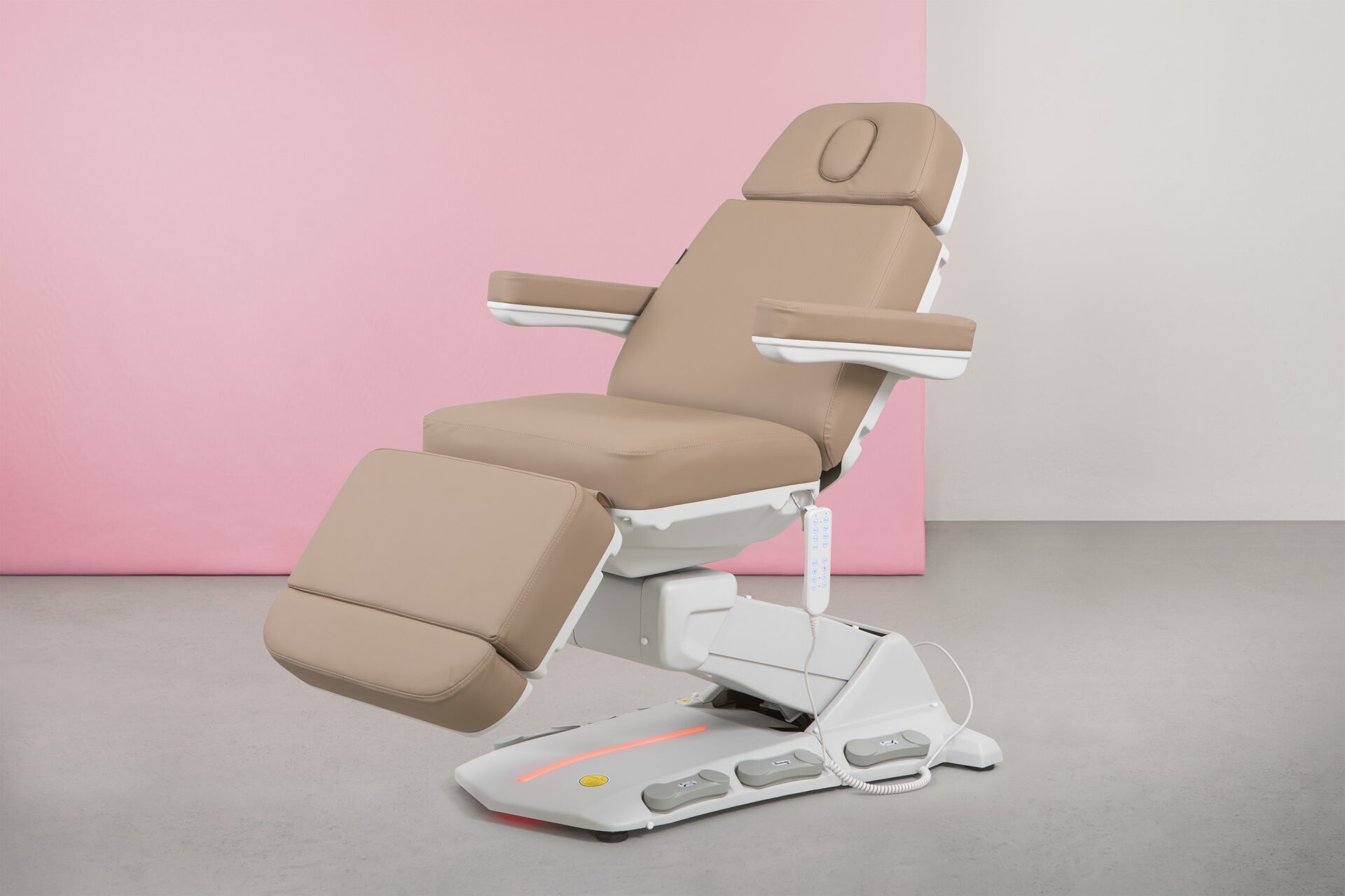 Weelko MAXI COZY HT Marquesa de Estética 4 Motores com Aquecimento Bege - Imagen 2