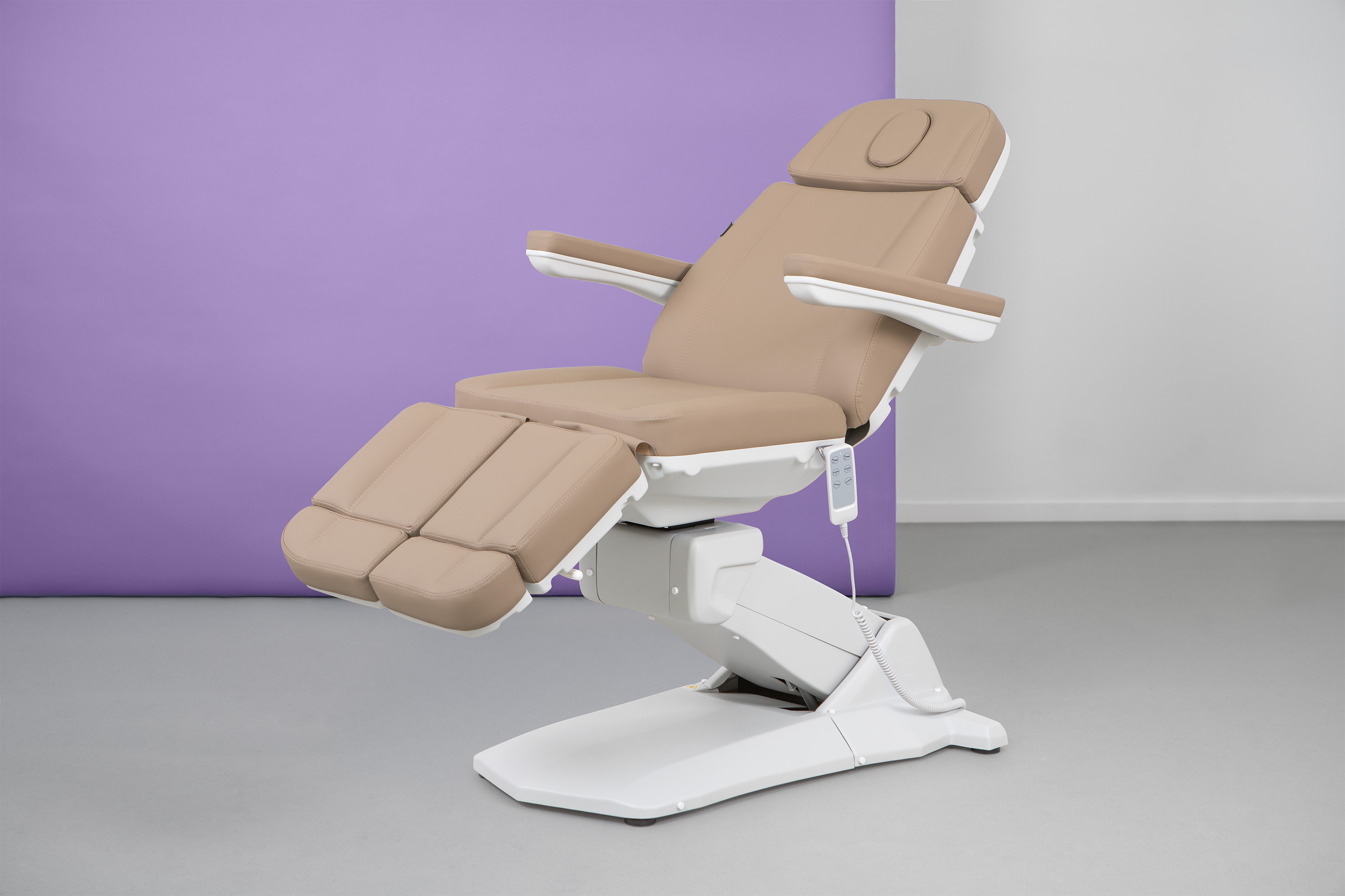 Weelko MEDIAL SMART Cadeira de Podologia Elétrica 3 Motores Bege - Image 2