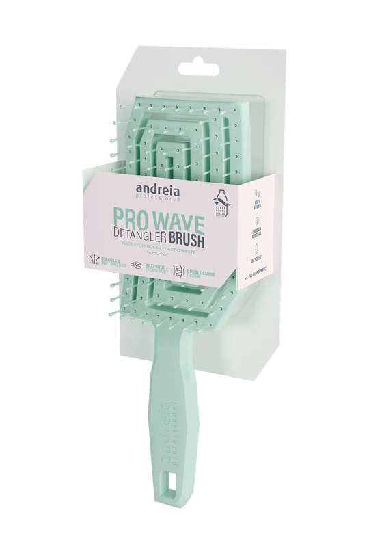 Andreia Wave Detangler Escova Desembaraçante Sustentável – Verde