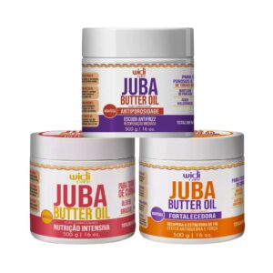 Widi Care Juba Butter Oil Trio – Antiporosidade, Fortalecedora e Nutritiva (3x500g)