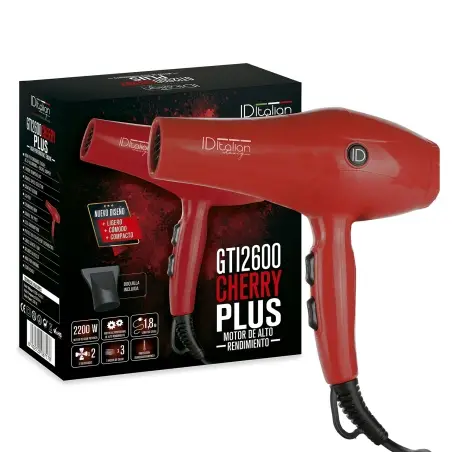 Postquam IDItalian GTI 2600 Cherry Plus Secador de Cabelo 2200W – Vermelho