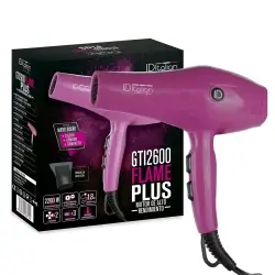Postquam IDItalian GTI 2600 Flame Plus Secador de Cabelo Profissional 2200W – Rosa