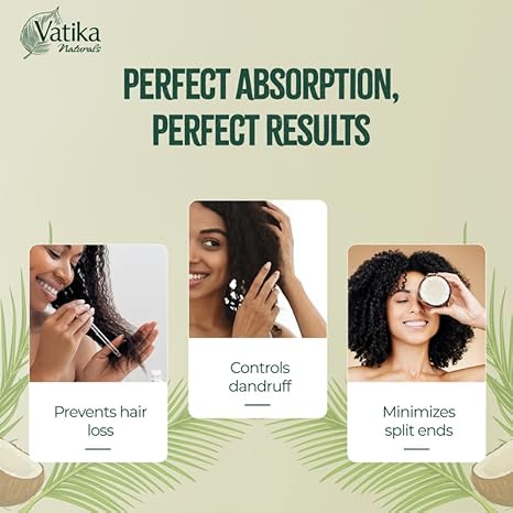 Óleo Capilar De Coco Restaurador 100ML Vatika Afro Naturals