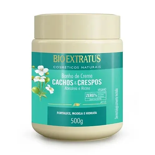 Bio Extratus Máscara Banho de Creme Cachos e Crespos 500g