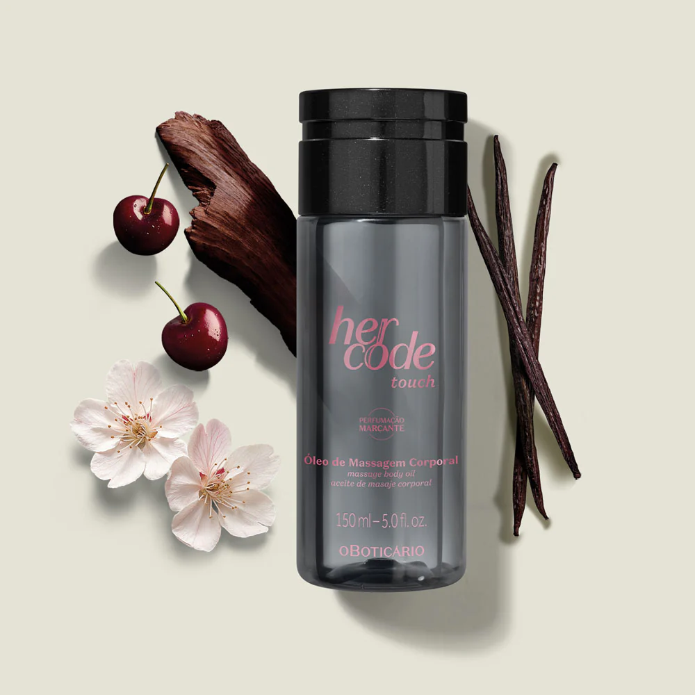 O Boticário Óleo de Massagem Corporal Her Code Touch 150ml