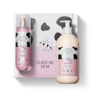 O Boticário Coffret de Dia do Amor Cuide-se Bem Deleite Loção 400 ml + Body Splash 200 ml