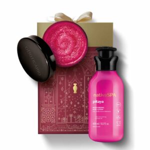 O Boticário Coffret de Natal Nativa SPA Pitaya 400 ml + 200 g