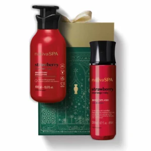 O Boticário Coffret de Natal Nativa SPA Morango Ruby 400 ml + 200 ml