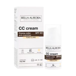Bella Aurora CC Cream Antimanchas Tom Claro SPF50+ 30 ml
