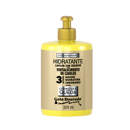 Gota Dourada Hidratante Capilar sem Enxágue Extraordinário Combate à Queda 320 ml